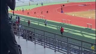 Owusu Lois Asantewaa came 2nd in her 100m heat with the time of 12.22s in the U20 category.