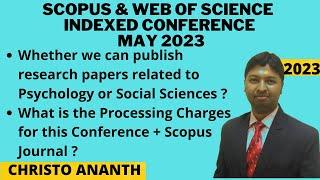 Christo Ananth - Scopus & Web of Science Indexed Conference - May 2023 - ICSIE-2023 - English