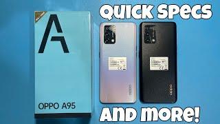 Oppo A95 Glowing Rainbow Silver and Starry Black Unboxing!