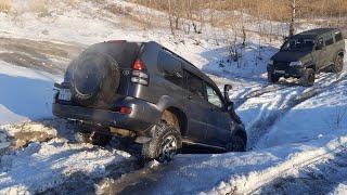 Land Cruiser 100 vs UAZ Patriot vs Land Cruiser Prado vs Surf. Кто круче? OffRoad