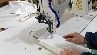 Extra heavy duty industrial sewing machine for stitching 18mm thick wood board