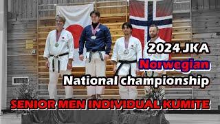 2024 JKA Norwegian National Championship - Men Individual Kumite Finals