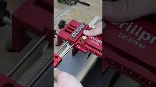 Testing a doweling jig from DrillPro