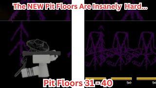 The NEW Pit Floors 31-40 Are Insane... (Block Tales) - Roblox