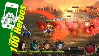 Legends of 100 Heroes (Three Kingdoms) - gameplay 8.00 Minute, frist start