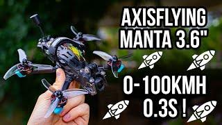 This FPV Drone is a Pocket Rocket! Axisflying Manta 3.6" Review