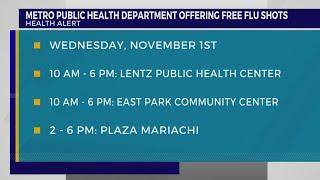 Metro Public Health Department offering free flu shots