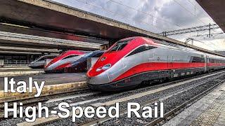  High-Speed Rail in Italy - Frecciarossa / NTV Italo (4K) (2020)