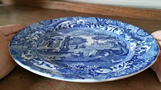 Antique Spode Blue Italian 9.75-inch Dinner Plate Spode Blue and White China