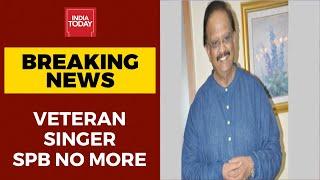 Vetran Singer SP Balasubramaniam Dies At 74 In Chennai | BREAKING