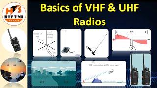 VHF vs UHF - What's the difference /Basic VHF and UHF Fundamentals/uhf vs vhf two way radios/ V/UHF