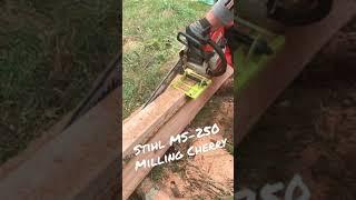 Can a 45cc chainsaw mill logs?