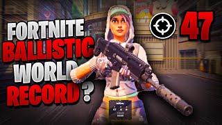 #fortnite Ranked Ballistic - World Record 47 ELIMS! (Single Game) #fortniteworldrecord