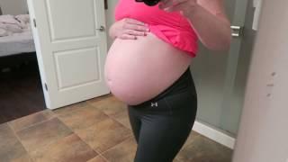 28 Week Expanding Pregnant Belly!