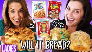 Will It Bread? // Taste Test Using Our Favorite Childhood CEREAL!