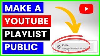 How To Make A YouTube Playlist Public? [in 2024]