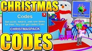 5 CHRISTMAS PACK UPDATE CODES IN MINING SIMULATOR! (Roblox)