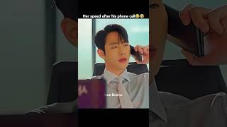 Shin Hari's reaction after tae moo's call  Business proposal #shorts #ytshorts #kdrama