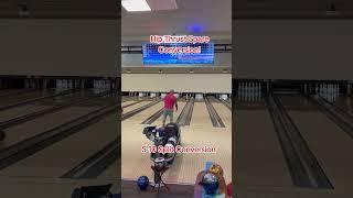Hit em with the Hip Thrust! 5-10 split conversion! #bowling #bowlingtiktok #bowl #bowlingleague
