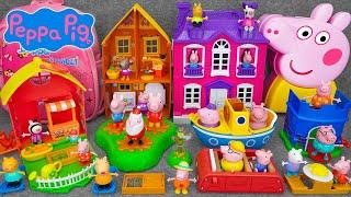 94 Minutes Satisfying with Unboxing Cute Peppa Pig Giant House Toys Collection ASMR | Review Toys