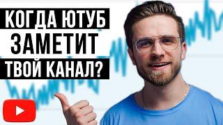 Когда Ютуб Начинает Продвигать Маленькие Каналы? ОТВЕТ НАЙДЕН!