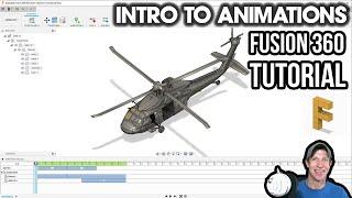 Getting Started Creating ANIMATIONS in Fusion 360 - Beginners Start Here!