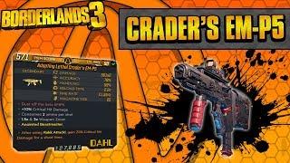 Borderlands 3 | Crader's EM-P5 Legendary Weapon Guide (Shreds Mayhem 4!)