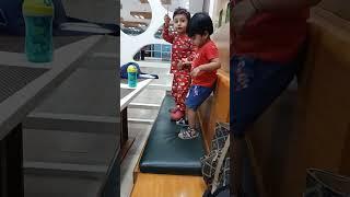Yug & Arya enjoying dinner at KC Club, KC Residency, Vadodara. 23rd Jun'23 #yug #yugvlogs #lifeofyug
