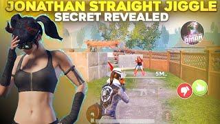 JONATHAN STRAIGHT JIGGLE SECRET ⁉️ | HOW TO GIVE FAST JIGGLE IN BGMI | HOW TO IMPROVE JIGGLE MOVMENT