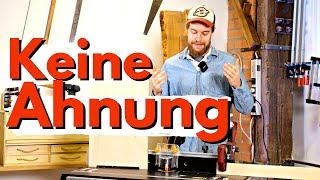 Grober Fehler am Frästisch ?! Einsetzfräsen / Auskufung im Möbelbau