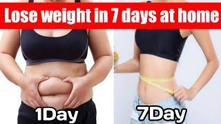 Lose weight in 7 days at home in English // 1way letest //