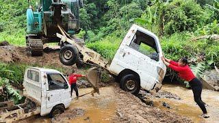 SUZUKI  in 1989 Rescued After 35 Years Heavy Flood - Genius Girl Repair Restoration CAR