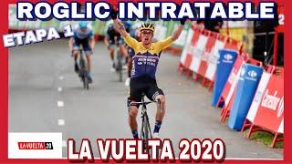 RESUMEN ETAPA 1 LA VUELTA a España 2020  ROGLIC Empieza como ACABÓ