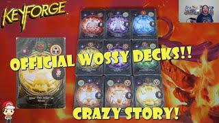 Asmodee Made Official Wossy Plays Keyforge Decks! This is a Pretty Crazy Story!
