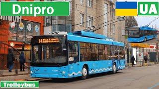 DNIPRO TROLLEYBUS / Днепровский троллейбус 2020 [4K]