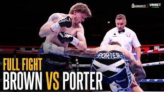 FULL FIGHT | Aston Brown annihilates Reece Porter with 3 quick-fire knockdowns in the FIRST ROUND! 