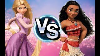 RAPUNZEL VS MOANA BATALLA DE RAP EN ESPAÑOL