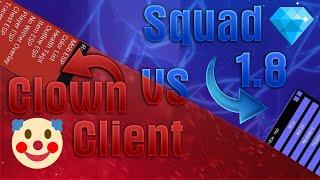 HvH battle | Clown Client vs Squad 1.8 and WWE | ЧТО ЛУЧШЕ?