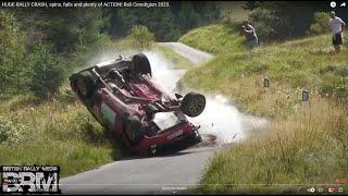 HUGE RALLY CRASH, spins, fails and plenty of ACTION! Rali Ceredigion 2023.