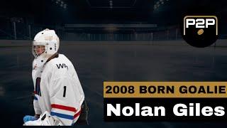 Nolan Giles - Rink Hockey Academy U18 Prep (CSSHL) - Goaltender - (2008 DOB)