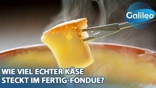 Wie viel echter Käse steckt im Fertig-Fondue und wie wird es so schön cremig?