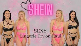 SHEIN SEXY LINGERIE TRY ON HAUL | APRIL MAE FT. AMBER PAIGE