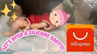 Box Opening of a Budget Replica Silicone Reborn Baby Doll AliExpress