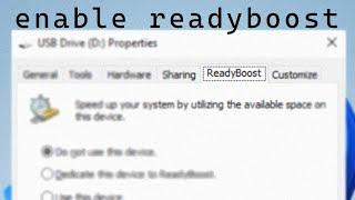 How to Easily Enable ReadyBoost on Windows 11 [Fast Guide]