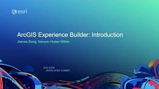 ArcGIS Experience Builder: An Introduction