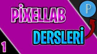 Pixellab Dersleri #1 Hazır yazı yazma logo yapma programı