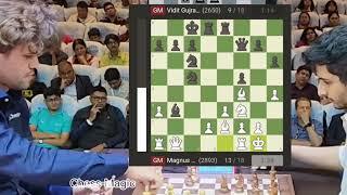 Magnus Carlsen vs Vidit Gujrathi Tata Steel Chess India 2024