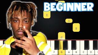 Lucid Dreams - Juice Wrld | Beginner Piano Tutorial | Easy Piano