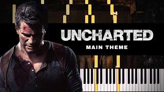 Uncharted (Main Theme: Nate's Theme) - Piano Tutorial