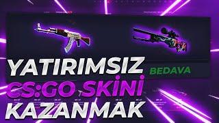 YATIRIMSIZ CS:GO SKİNİ KAZANMAK - CSGO DEPOSİTSİZ SİTELER 2023